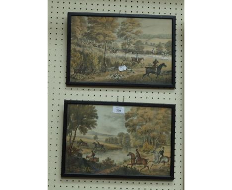 A pair of 19th century hunting prints after H. Alken