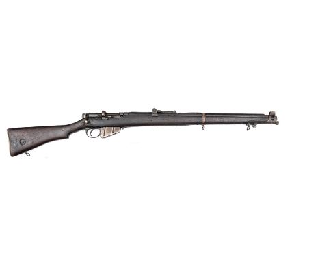 A .303” Enfield Long Branch No 4 Mk I* bolt action rifle, number 7L7271, dated 1942, the receiver also marked “Arco Inc Stirl