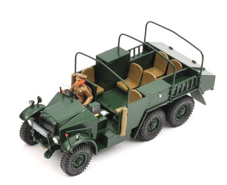 CJB Military Models 1:32 scale late 1930&rsquo;s Morris Commercial 6x4 Field Artillery Tractor. A white metal model in gloss 