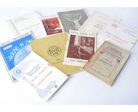 Theatre Programmes, approximately two hundred Theatre Programmes dating from 1930s to 1960s from the Tivoli Strand, Princes T