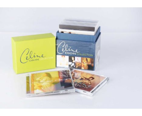 Celine Dion CD Box Set, Celine Dion Collection - ten CD Box Set released 2016 on Columbia (88985317622) - in opened shrink an