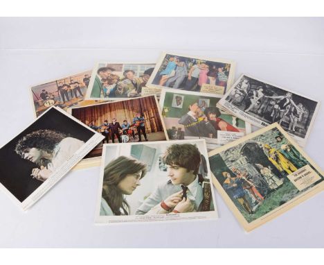 Music Film Lobby Card / FOH Stills, six full sets of 8 Lobby Cards for Pop Music films from the Sixties and early Seventies c