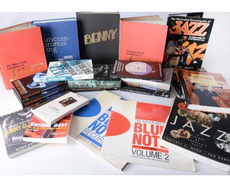 Jazz Books, twenty-two Jazz related books from the personal collection of Jazz Author Derek Ansell including Uncompromising E