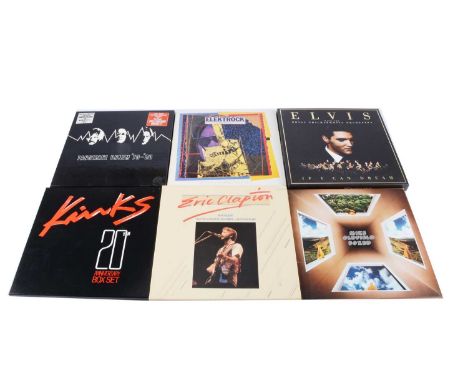 LP Box Sets, fifteen Box Sets of various genres with artists comprising Tangerine Dream, The Kinks, Elvis Presley, Eric Clapt