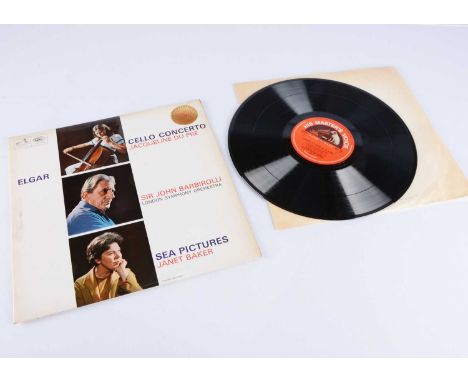 Classical LP / Jacqueline Du Pre / ASD 655, Jacqueline Du Pre - Elgar Cello Concert LP - Original UK Release 1965 on HMV (ASD