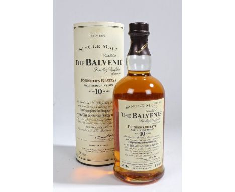 The Balvenie Founder's Reserve Malt Scotch Whisky, Agd 10 Years, 40% vol. 70cl. in tube box.