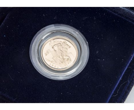 An Elizabeth II proof half sovereign, dated 1982, in Royal Mint case with leaflet (3) 