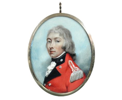 Andrew Plimer (British, 1763-1837) A portrait miniature of Charles John Forbes (1786-1862), Deputy Commissary General of Mont