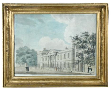 Manner of Richard Bankes Harraden (British, 1778-1862) Views of Emmanuel College, Cambridge; and Trinity College, Cambridge t