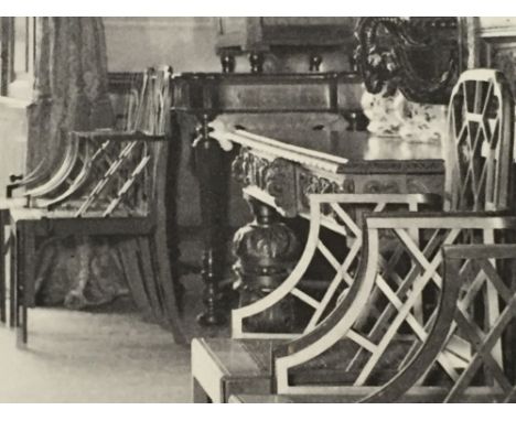 A pair of mid-18th century and later south German walnut and fruitwood marquetry inlaid console tables, the shaped tops with 