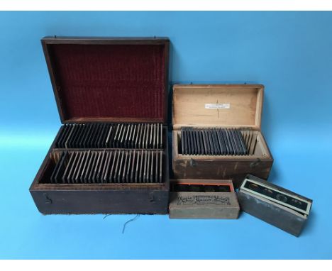 A collection of magic lantern slides, to include Primus etc.