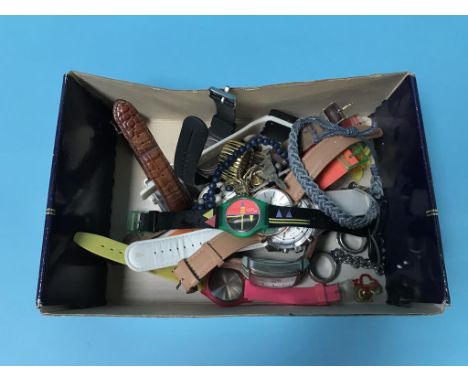 A collection of various wristwatches, to include Rotary etc.