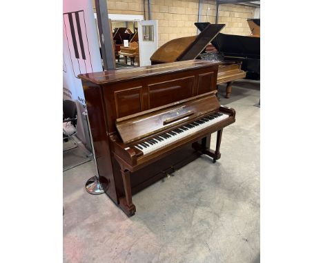Steinway (c1926) A Model K upright piano in a mahogany case. IRN: 95F82RNSA condition report for this Lot will be available o