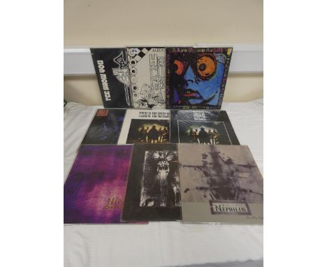 Collection of mainly 80's Goth rock to include Balaam the Angel test pressing of 'World of Light', Fields of the Nephilim, 'P
