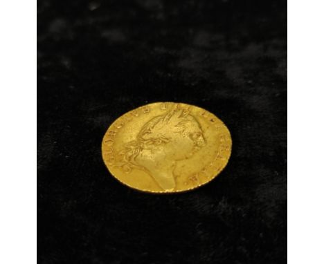 United Kingdom.&nbsp;George III 1788 gold Spade Guinea. 5th portrait. G+ 8.2g&nbsp; 