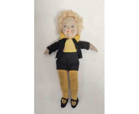 Vintage Chad Valley Hygienic Toys fabric child's doll.&nbsp; 