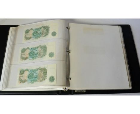 An Album Containing a Large Collection of Bank of England Notes comprising: 3 x £50: Somerset B71, Kentfield A27 & Salmon AC6