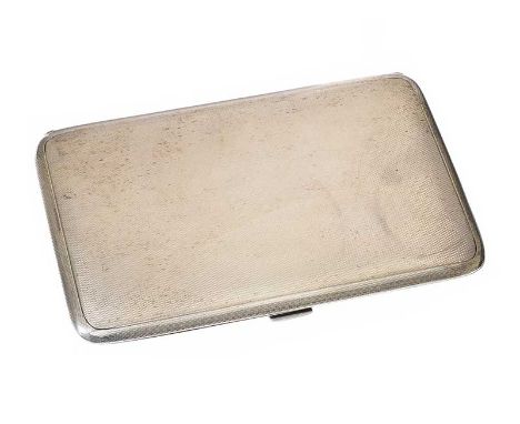 SILVER CIGARETTE CASE.BIRMINGHAM 1935.APPROXIMATELY 6 TROY OUNCES.IN GOOD CONDITION.