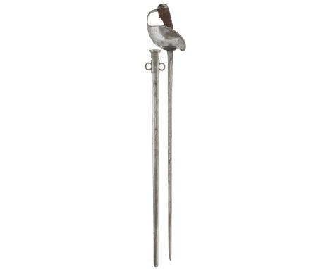 A 1908 PATTERN CAVALRY TROOPER'S SWORD, 88.5cm blade by WILKINSON struck with various Ordnance markings and dated 1915, regul