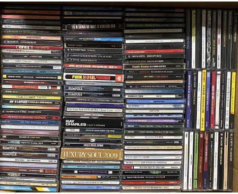 SOUL / FUNK / BLUES - CD COLLECTION. A collection of around 330 x CDs. Artists/ Titles include Ray Charles, Funk / Soul Class