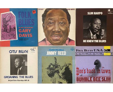 BLUES/R&amp;B - LP COLLECTION. Another excellent offering with 34 x LPs included with rarities. Artists/titles include Slim H