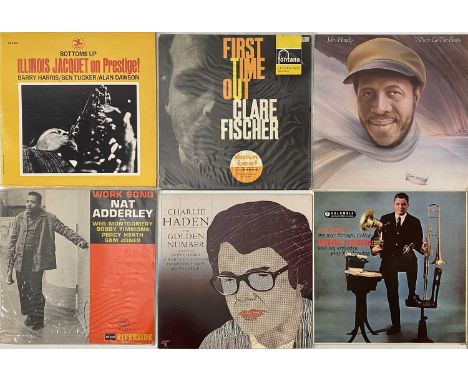 JAZZ - LP COLLECTION. A smashing collection of around 80 jazz LPs. Artists/ titles include Nat Adderley - Work Song (12-318),