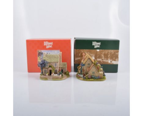 Thirty seven Lilliput Lane model cottages, all boxed.