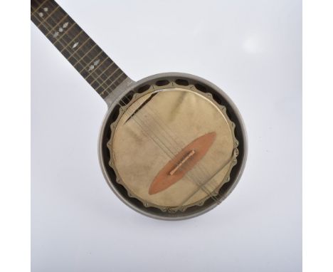 Concert model Stroviol, 89cm; and a Riley Baker patent banjo, cased, defective, (2).