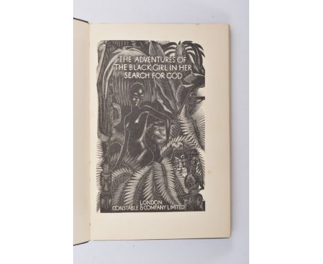 Bernard Shaw, 'The Adventures of the Black Girl in her search for God', Constable and Company, London, 1932, first edition, i