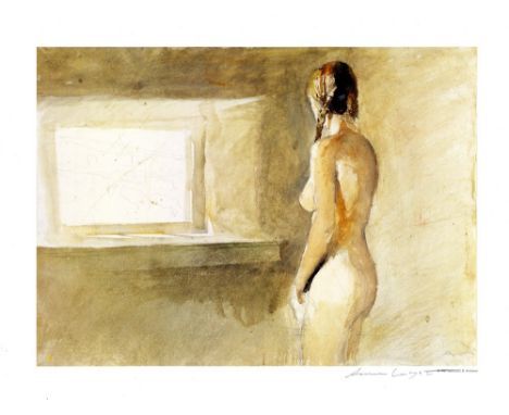 Artist: Andrew Wyeth (American, 1917-2009). Title: "Helga, Nude [AW inventory #2941]". Medium: Color offset lithograph. Date: