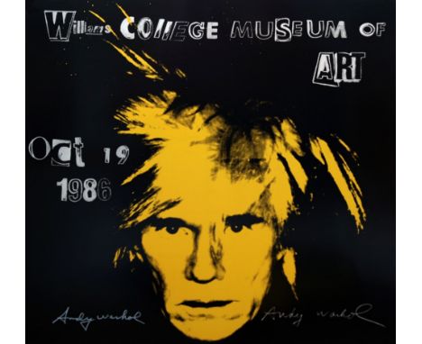 Artist: Andy Warhol (American, 1928 - 1987). Title: "Self-Portrait [poster]". Medium: Color offset lithograph. Date: Composed