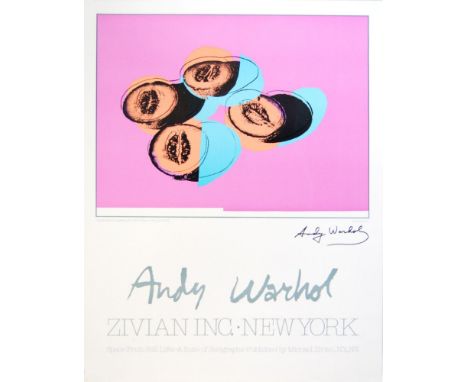 Artist: Andy Warhol (American, 1928 - 1987). Title: "Cantaloupes II". Medium: Original color offset lithograph. Date: Compose