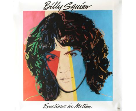 Artist: Andy Warhol (American, 1928 - 1987). Title: "Billy Squier #2". Medium: Original color offset lithograph. Date: Compos