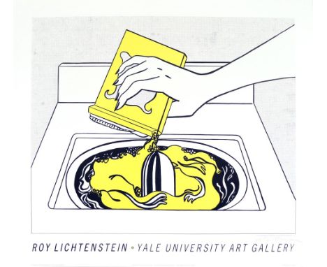 Artist: Roy Lichtenstein (American, 1923-1997). Title: "Washing Machine". Medium: Original color silkscreen. Date: Composed 1
