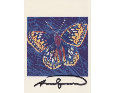 Artist: Andy Warhol (American, 1928 - 1987). Title: "San Francisco Silverspot [announcement]". Medium: Color offset lithograp