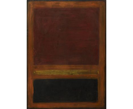 Artist: Mark Rothko (Latvian/American, 1903-1970). Title: "Untitled (Orange)". Medium: Oil on paper. Date: Composed 1949. Dim