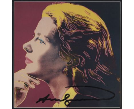 Artist: Andy Warhol (American, 1928 - 1987). Title: "Ingrid Bergman: Herself (07)". Medium: Color offset lithograph. Date: Co