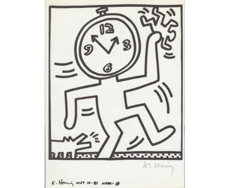 Artist: Keith Haring (American, 1958 - 1990). Title: "Naples Suite #14 [untitled]". Medium: Lithograph. Date: Composed 1983. 