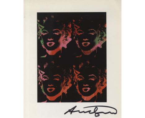 Artist: Andy Warhol (American, 1928 - 1987). Title: "Four Multicolored Marilyns #2". Medium: Color offset lithograph. Date: C