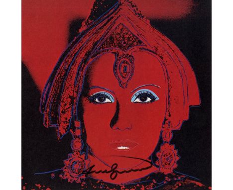 Artist: Andy Warhol (American, 1928 - 1987). Title: "The Star (Greta Garbo as Mata Hari) [announcement]". Medium: Color offse