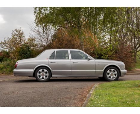 2000 Bentley Arnage 'Red label' Transmission: manualMileage:64383Launched in 1998, the Arnage was manufactured in Crewe from 