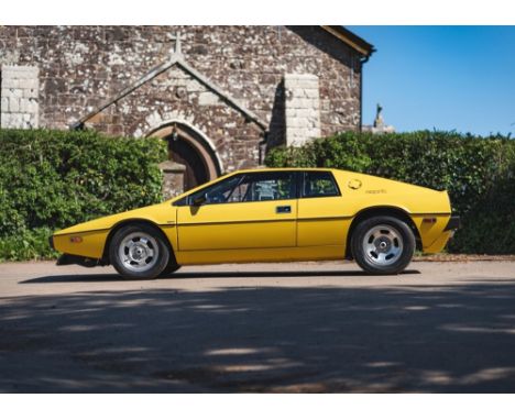 1977 Lotus Esprit S1 Transmission: manualMileage:34048First shown as a prototype on a modified Europa chassis at the 1972 Tur