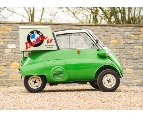 1958 BMW Isetta 'Pick-up' Transmission: manualMileage:21074The Isetta is an Italian-designed microcar built under licence in 