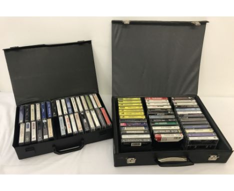 2 vintage cases of cassette tapes, mostly 1980's &amp; 90's. To include: Genesis, Michael Jackson, Pet Shop Boys, Phil Collin