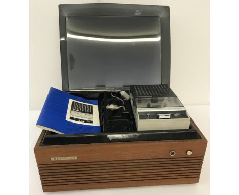 Pye 9140 Audio Cassette Recorder. Includes base dock and manual.