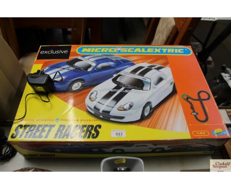 A Street Racers Micro Scalextric set