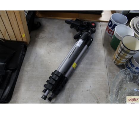 A camera tripod