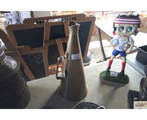 A small brass megaphone (65)