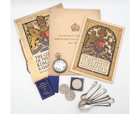 Mixed collectables to include a pocket watch by H. Williamson Ltd., London, housed in a military-issue case, the reverse impr