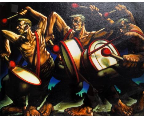 AFTER PETER HOWSON (SCOTTISH b.1958) DRUM II Print multiple, 58 x 73cm Condition Report:Available upon request